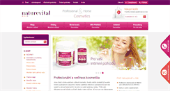 Desktop Screenshot of naturevital.cz