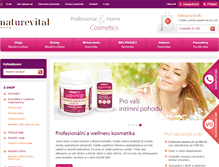 Tablet Screenshot of naturevital.cz